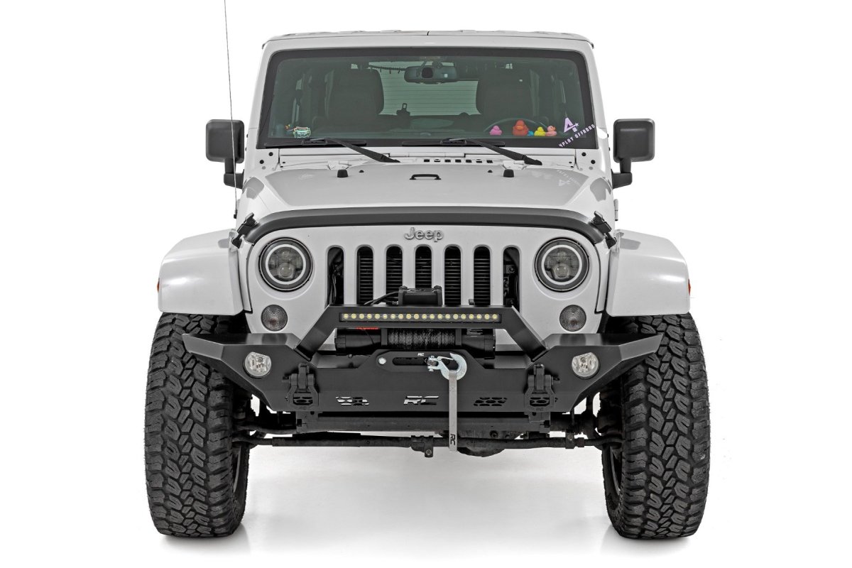 Jeep Wrangler Unlimited Hood Protector - Rough Country - Trail Cladding - '07-'18